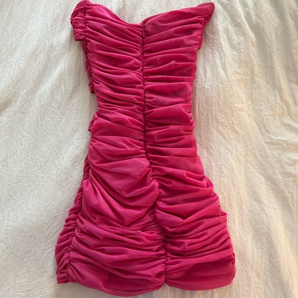 Mistress Rocks Pink Mini Dress - Picture 3 of 4